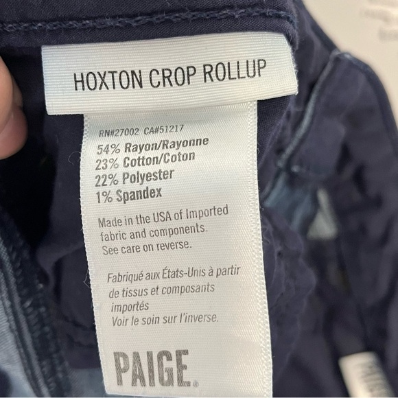 Paige Hoxton crop roll up jeans - Picture 9 of 10